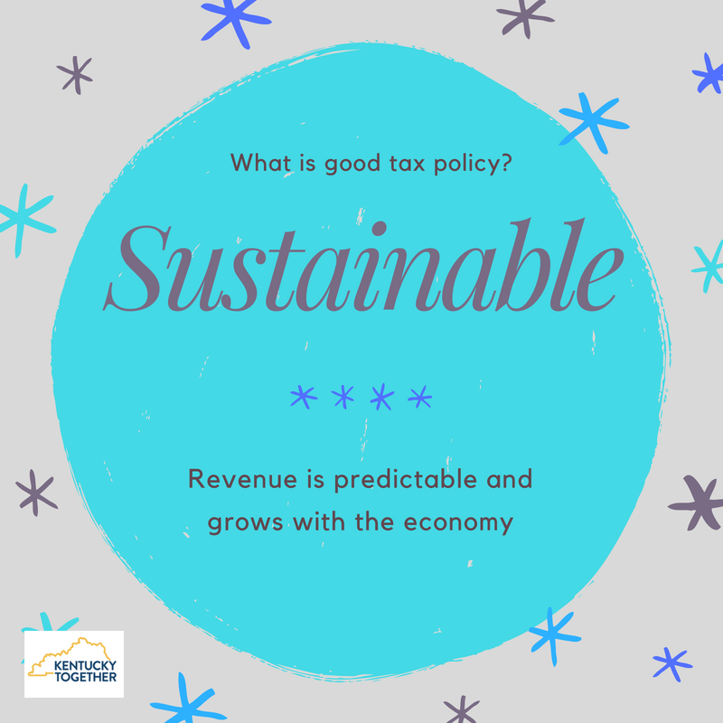 Good Tax Policy: Sustainable | Kentucky Together